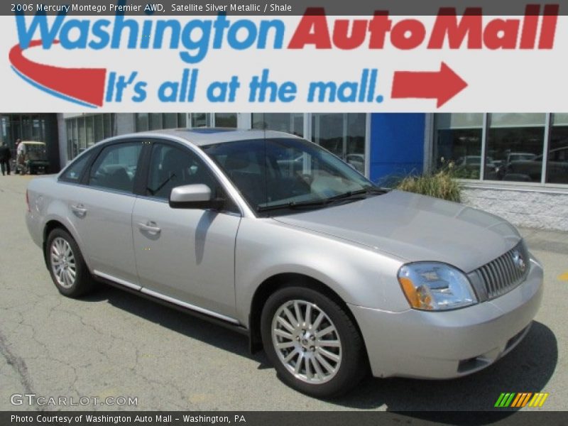 Satellite Silver Metallic / Shale 2006 Mercury Montego Premier AWD
