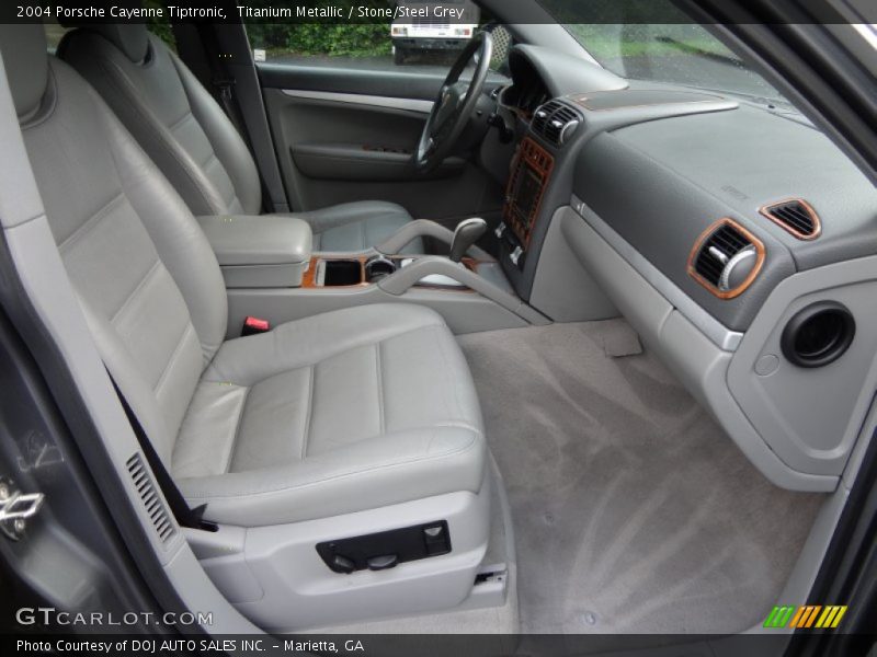 Titanium Metallic / Stone/Steel Grey 2004 Porsche Cayenne Tiptronic