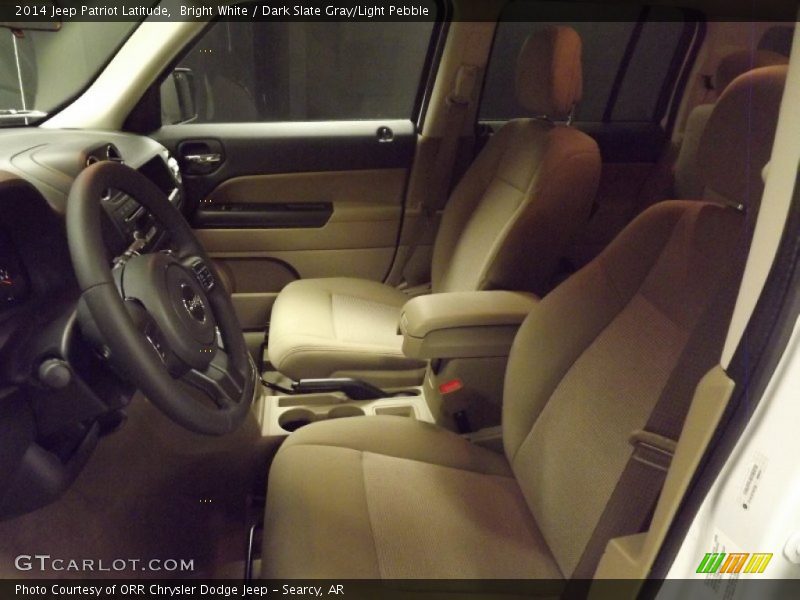 Bright White / Dark Slate Gray/Light Pebble 2014 Jeep Patriot Latitude