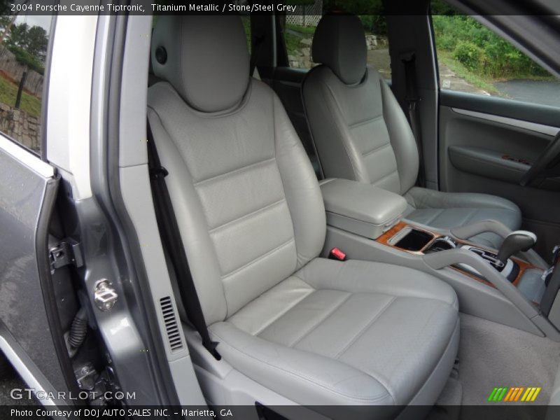 Titanium Metallic / Stone/Steel Grey 2004 Porsche Cayenne Tiptronic
