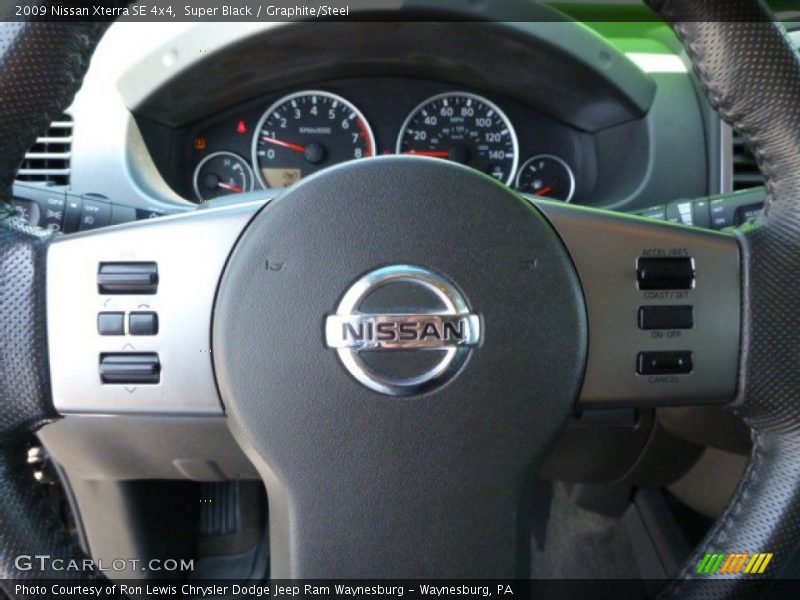 Super Black / Graphite/Steel 2009 Nissan Xterra SE 4x4