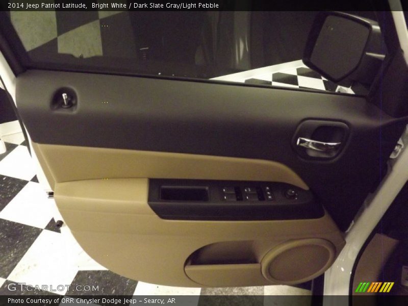 Bright White / Dark Slate Gray/Light Pebble 2014 Jeep Patriot Latitude