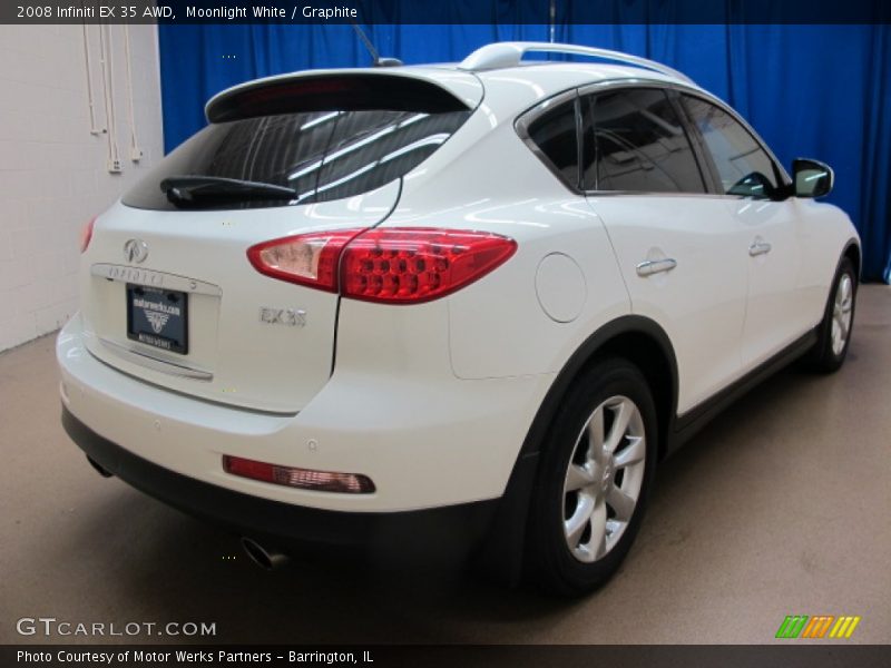 Moonlight White / Graphite 2008 Infiniti EX 35 AWD