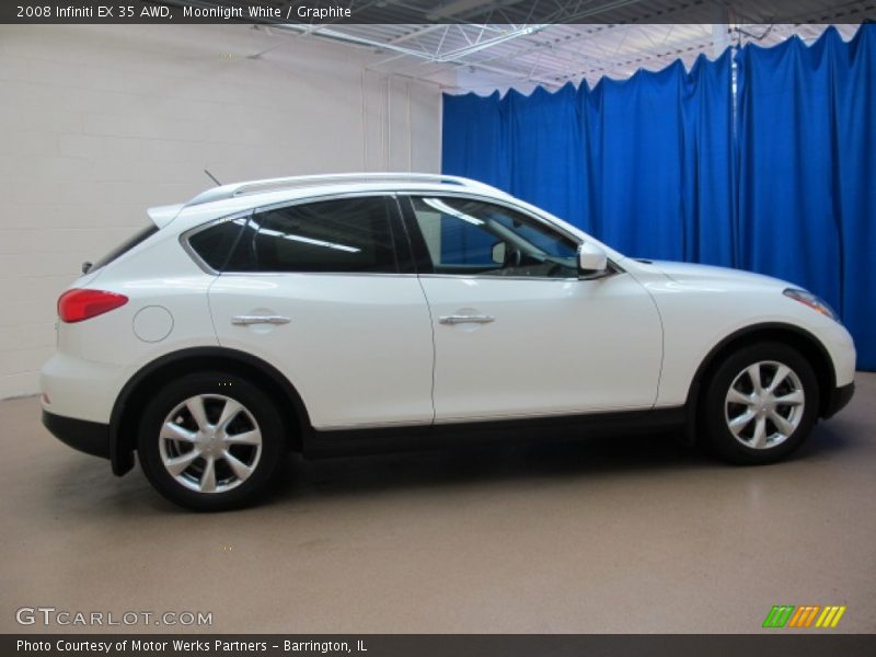 Moonlight White / Graphite 2008 Infiniti EX 35 AWD