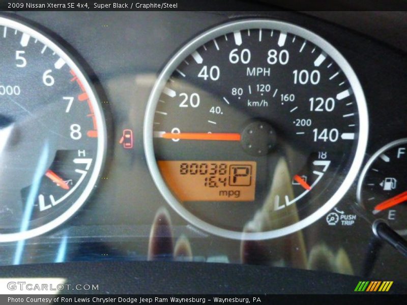 Super Black / Graphite/Steel 2009 Nissan Xterra SE 4x4