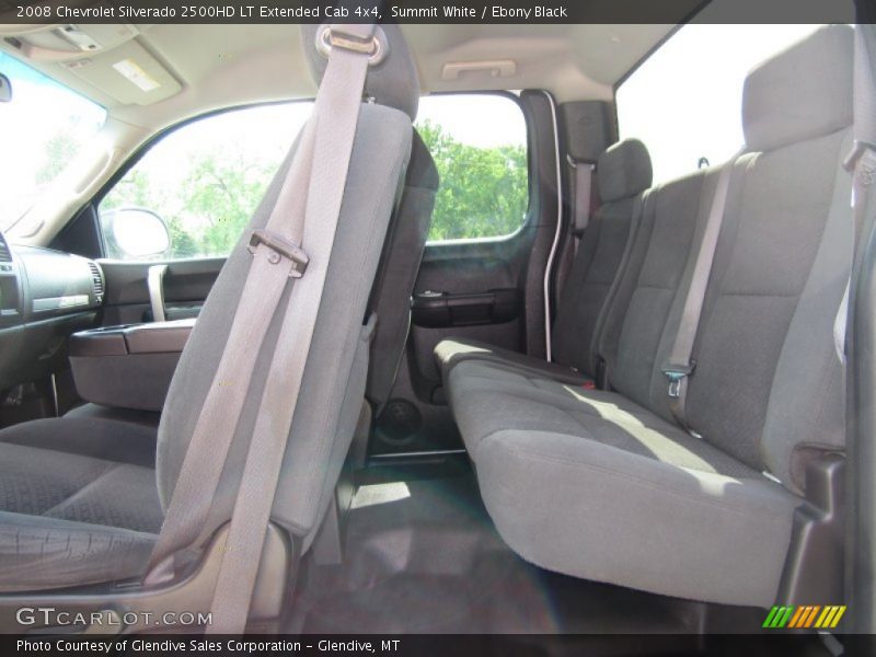 Summit White / Ebony Black 2008 Chevrolet Silverado 2500HD LT Extended Cab 4x4