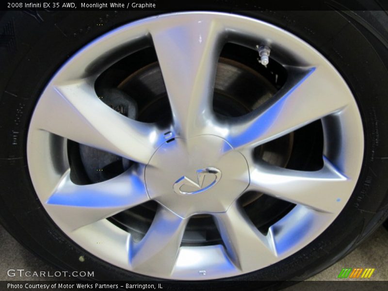 Moonlight White / Graphite 2008 Infiniti EX 35 AWD