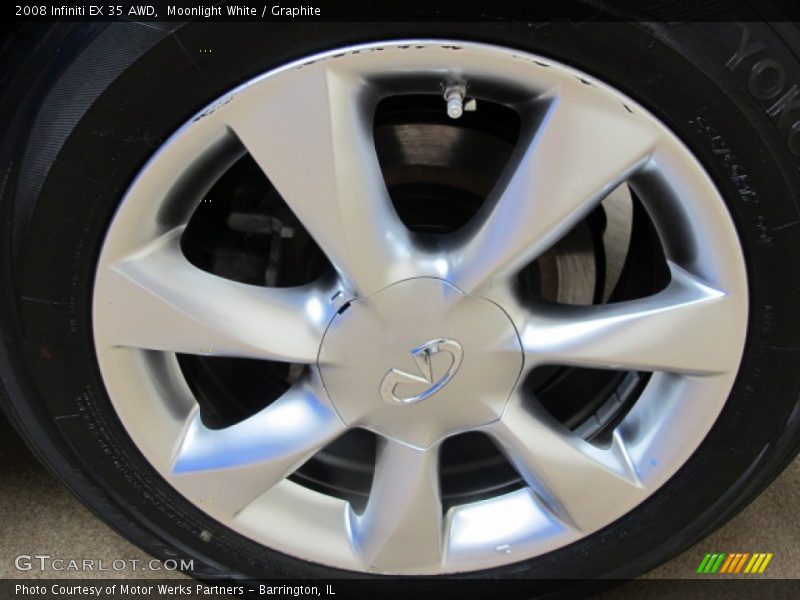 Moonlight White / Graphite 2008 Infiniti EX 35 AWD