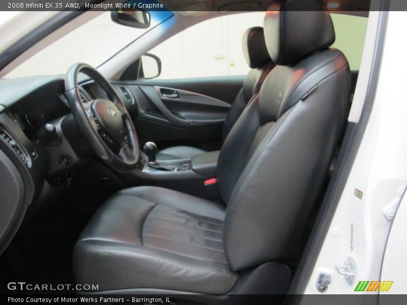 Moonlight White / Graphite 2008 Infiniti EX 35 AWD