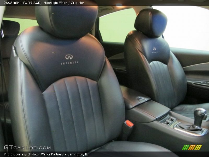 Moonlight White / Graphite 2008 Infiniti EX 35 AWD