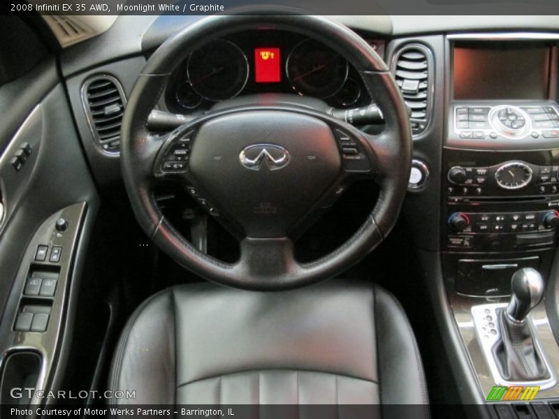 Moonlight White / Graphite 2008 Infiniti EX 35 AWD