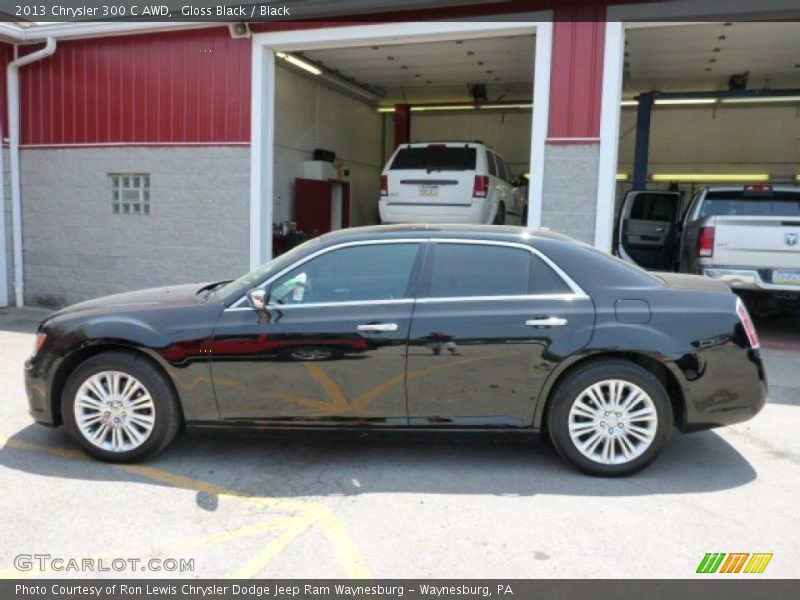 Gloss Black / Black 2013 Chrysler 300 C AWD