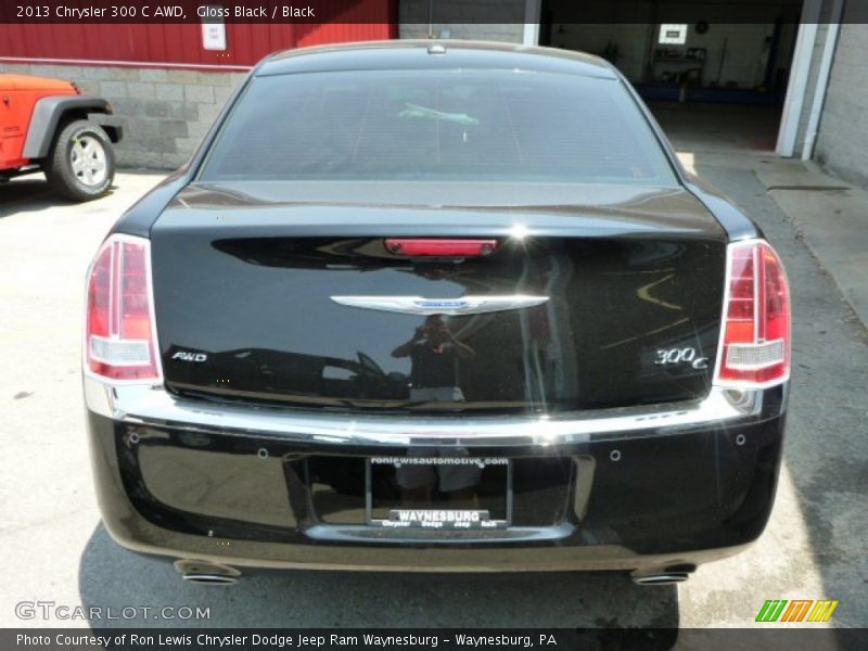 Gloss Black / Black 2013 Chrysler 300 C AWD
