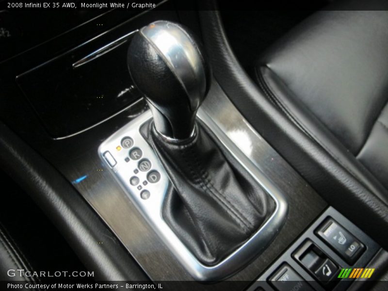 Moonlight White / Graphite 2008 Infiniti EX 35 AWD