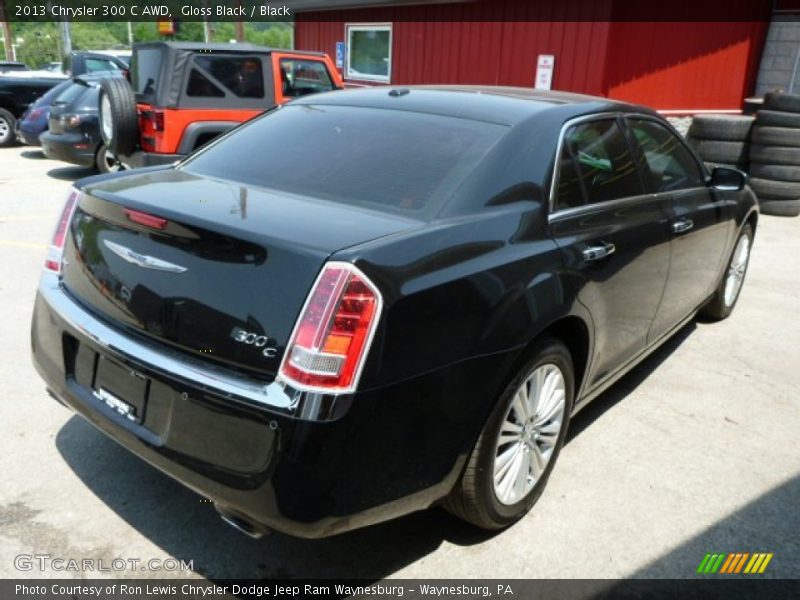 Gloss Black / Black 2013 Chrysler 300 C AWD