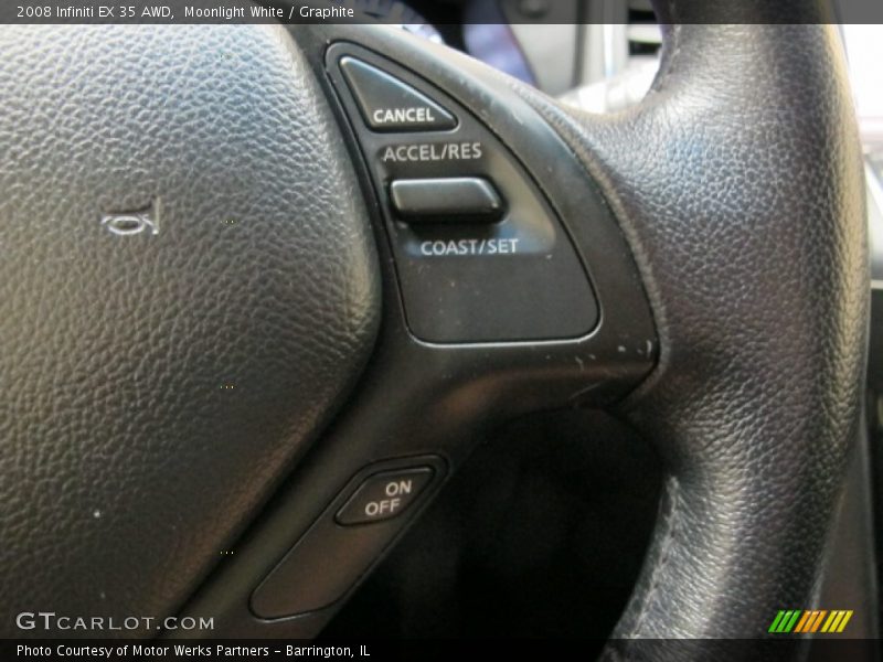 Moonlight White / Graphite 2008 Infiniti EX 35 AWD