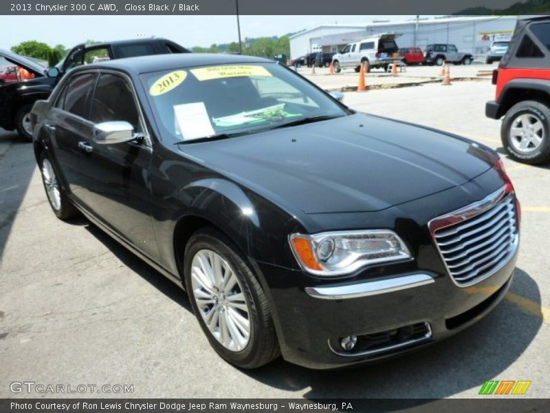 Gloss Black / Black 2013 Chrysler 300 C AWD