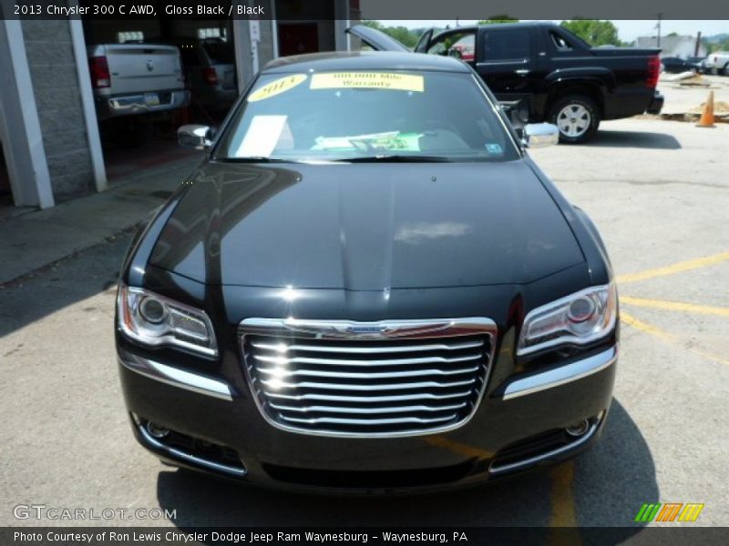 Gloss Black / Black 2013 Chrysler 300 C AWD