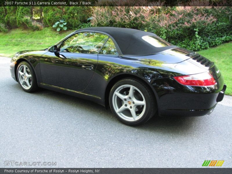 Black / Black 2007 Porsche 911 Carrera Cabriolet