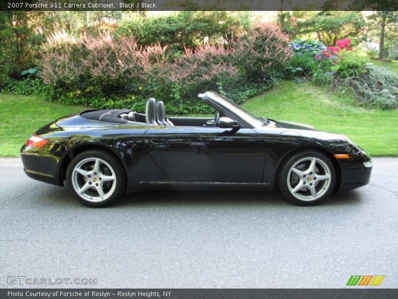 Black / Black 2007 Porsche 911 Carrera Cabriolet
