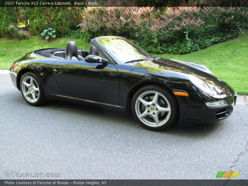 Black / Black 2007 Porsche 911 Carrera Cabriolet