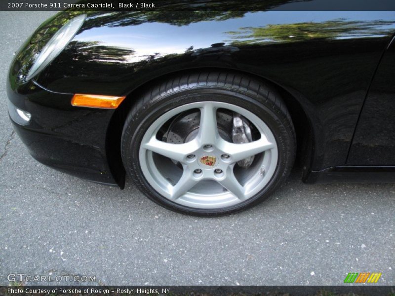 Black / Black 2007 Porsche 911 Carrera Cabriolet