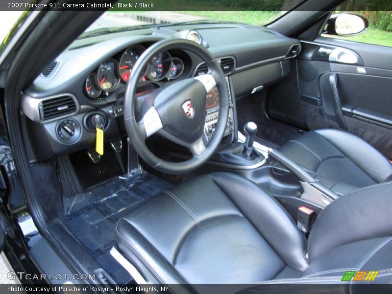 Black / Black 2007 Porsche 911 Carrera Cabriolet