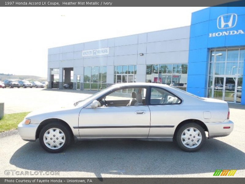 Heather Mist Metallic / Ivory 1997 Honda Accord LX Coupe