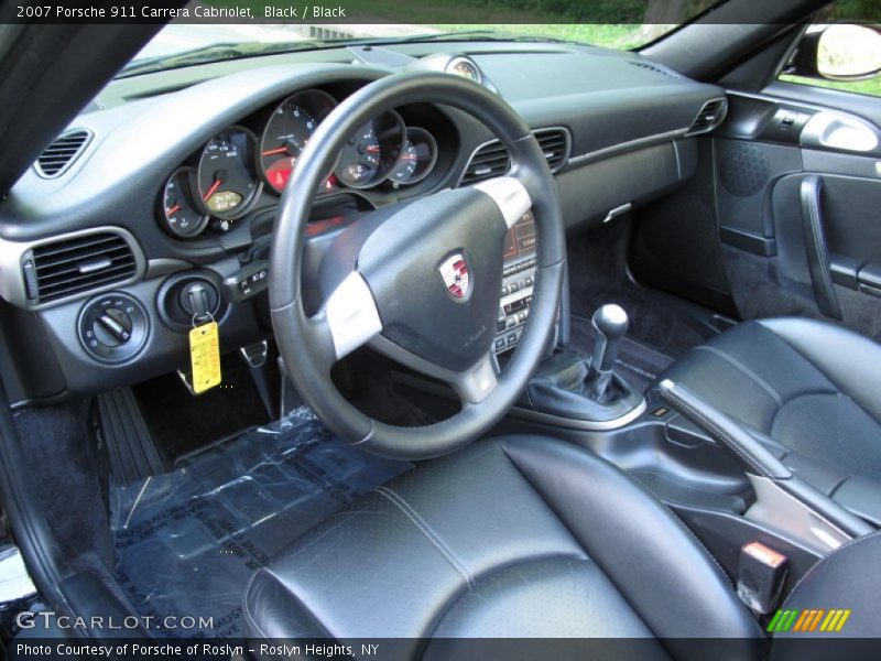 Black / Black 2007 Porsche 911 Carrera Cabriolet