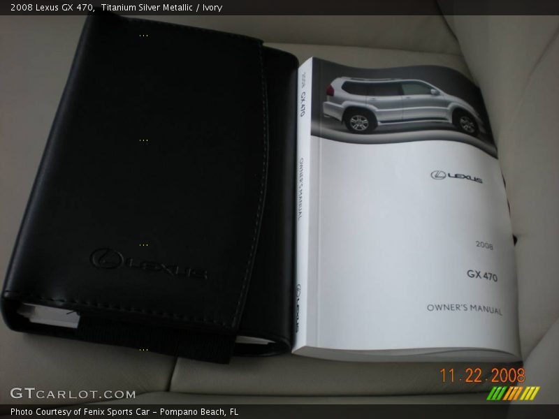 Titanium Silver Metallic / Ivory 2008 Lexus GX 470
