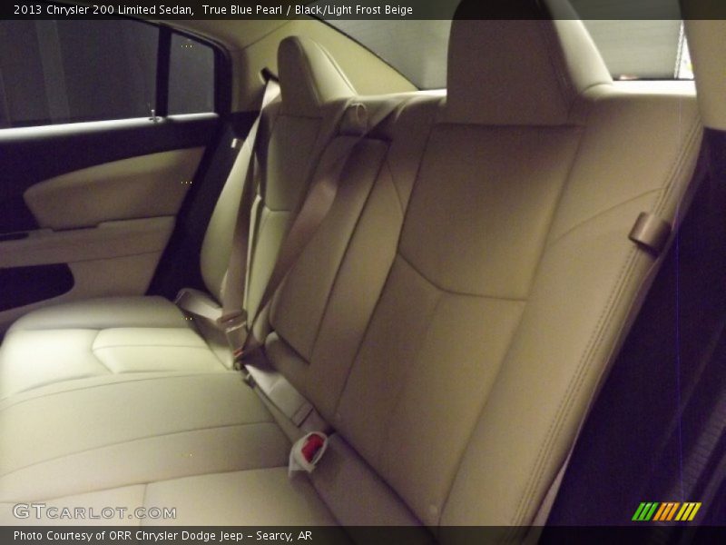 True Blue Pearl / Black/Light Frost Beige 2013 Chrysler 200 Limited Sedan