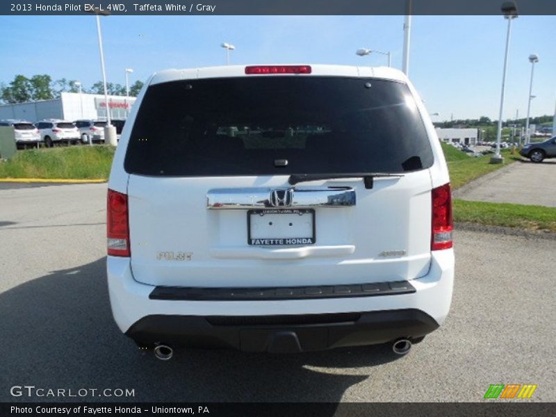 Taffeta White / Gray 2013 Honda Pilot EX-L 4WD