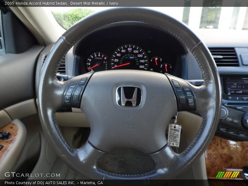 Desert Mist Metallic / Ivory 2005 Honda Accord Hybrid Sedan