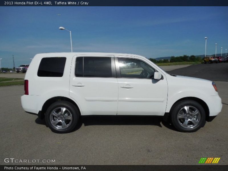 Taffeta White / Gray 2013 Honda Pilot EX-L 4WD