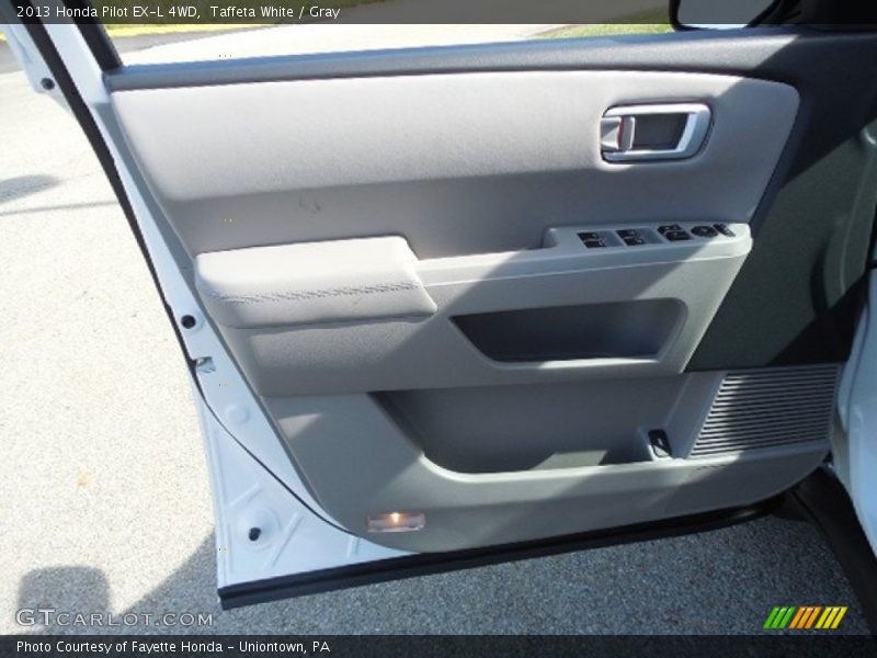 Taffeta White / Gray 2013 Honda Pilot EX-L 4WD