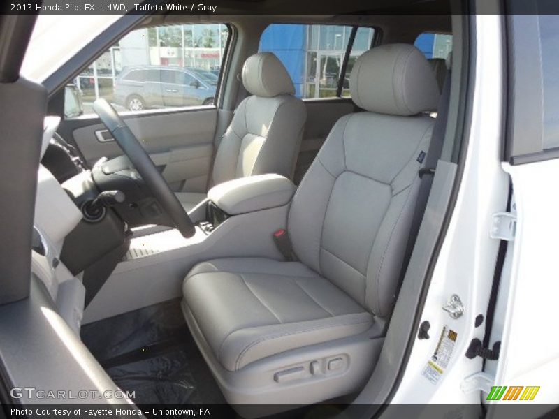 Taffeta White / Gray 2013 Honda Pilot EX-L 4WD