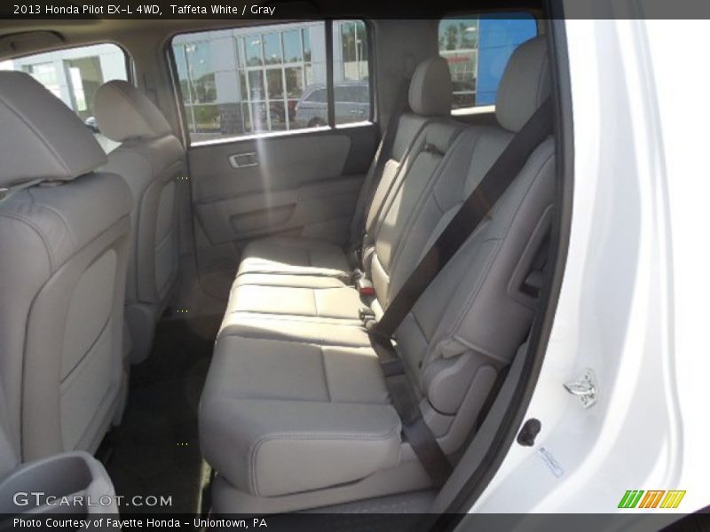 Taffeta White / Gray 2013 Honda Pilot EX-L 4WD
