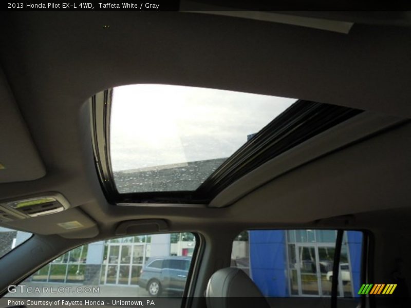 Taffeta White / Gray 2013 Honda Pilot EX-L 4WD