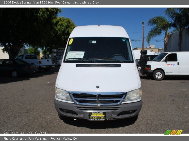 Arctic White / Gray 2006 Dodge Sprinter Van 3500 High Roof Cargo
