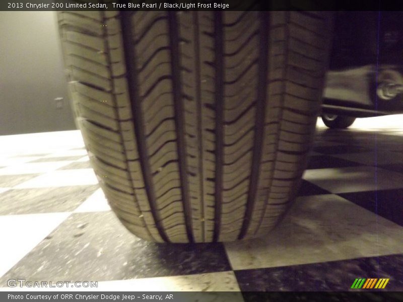 True Blue Pearl / Black/Light Frost Beige 2013 Chrysler 200 Limited Sedan