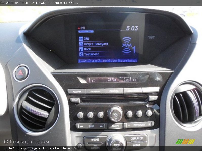 Taffeta White / Gray 2013 Honda Pilot EX-L 4WD