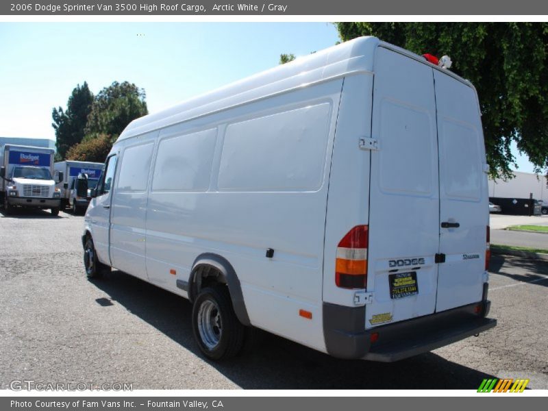Arctic White / Gray 2006 Dodge Sprinter Van 3500 High Roof Cargo