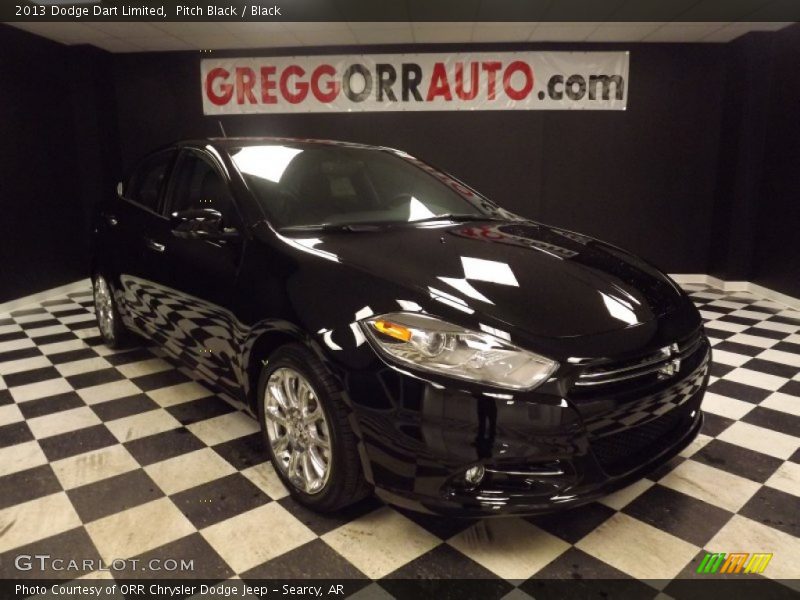 Pitch Black / Black 2013 Dodge Dart Limited