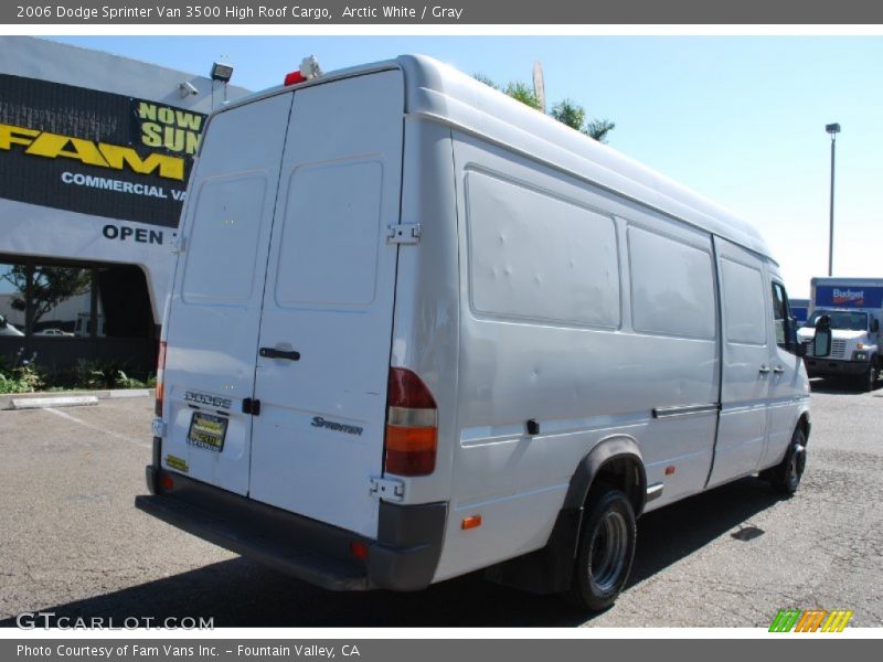 Arctic White / Gray 2006 Dodge Sprinter Van 3500 High Roof Cargo