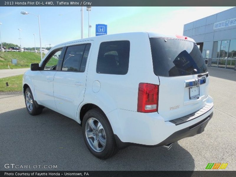 Taffeta White / Gray 2013 Honda Pilot EX-L 4WD