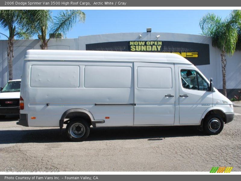 Arctic White / Gray 2006 Dodge Sprinter Van 3500 High Roof Cargo