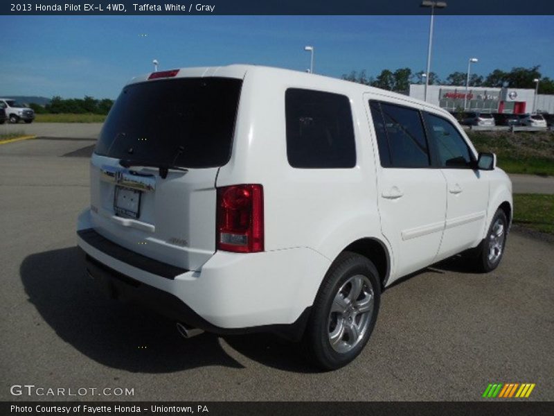 Taffeta White / Gray 2013 Honda Pilot EX-L 4WD