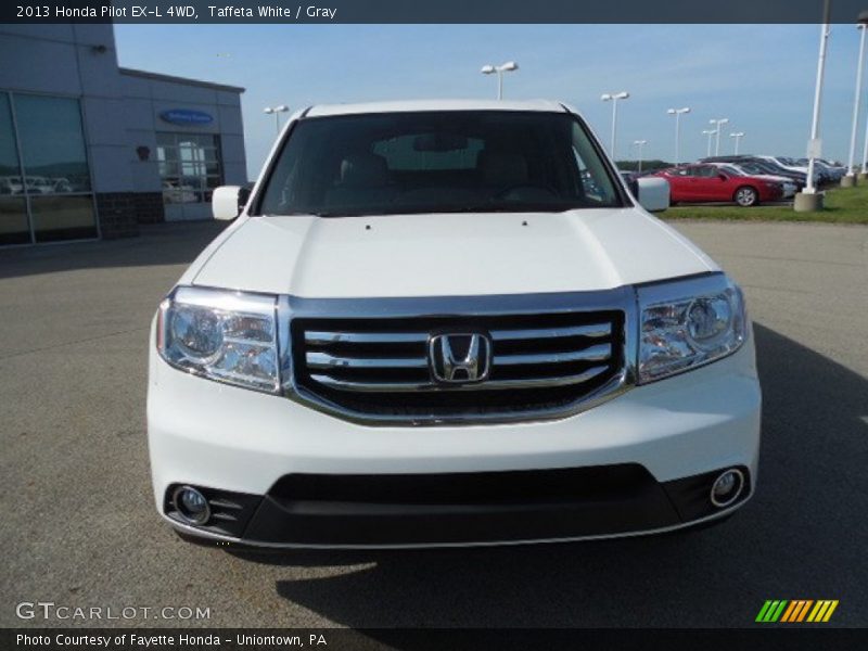 Taffeta White / Gray 2013 Honda Pilot EX-L 4WD