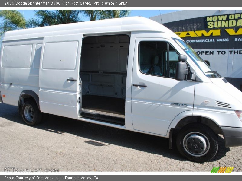 Arctic White / Gray 2006 Dodge Sprinter Van 3500 High Roof Cargo