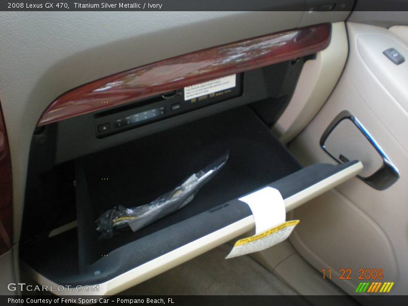 Titanium Silver Metallic / Ivory 2008 Lexus GX 470